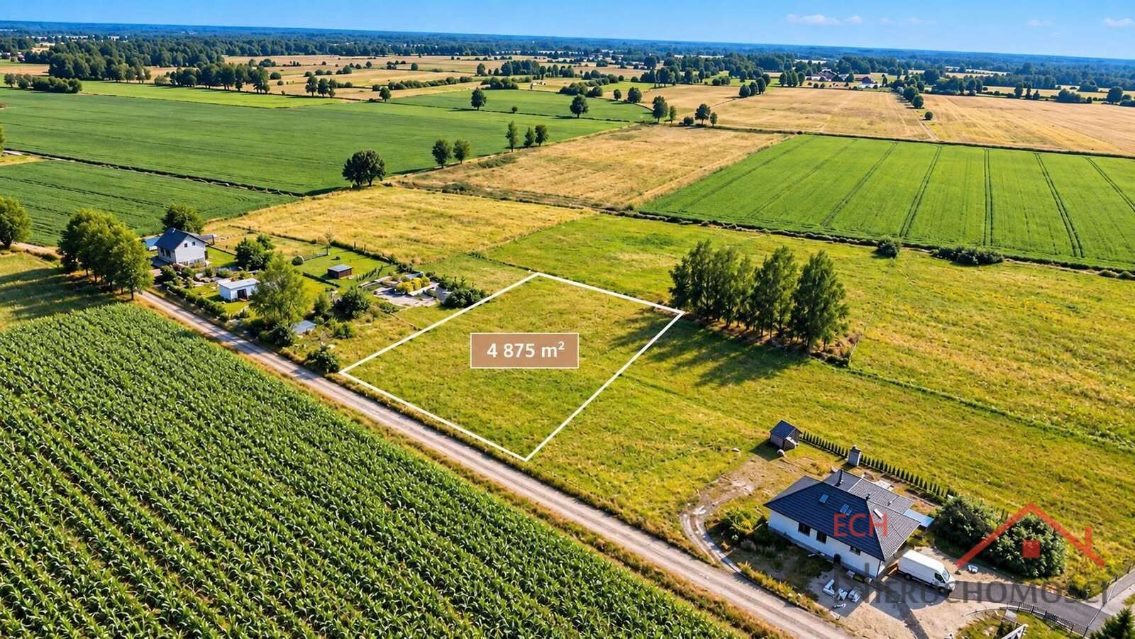Działka — Łagodzin